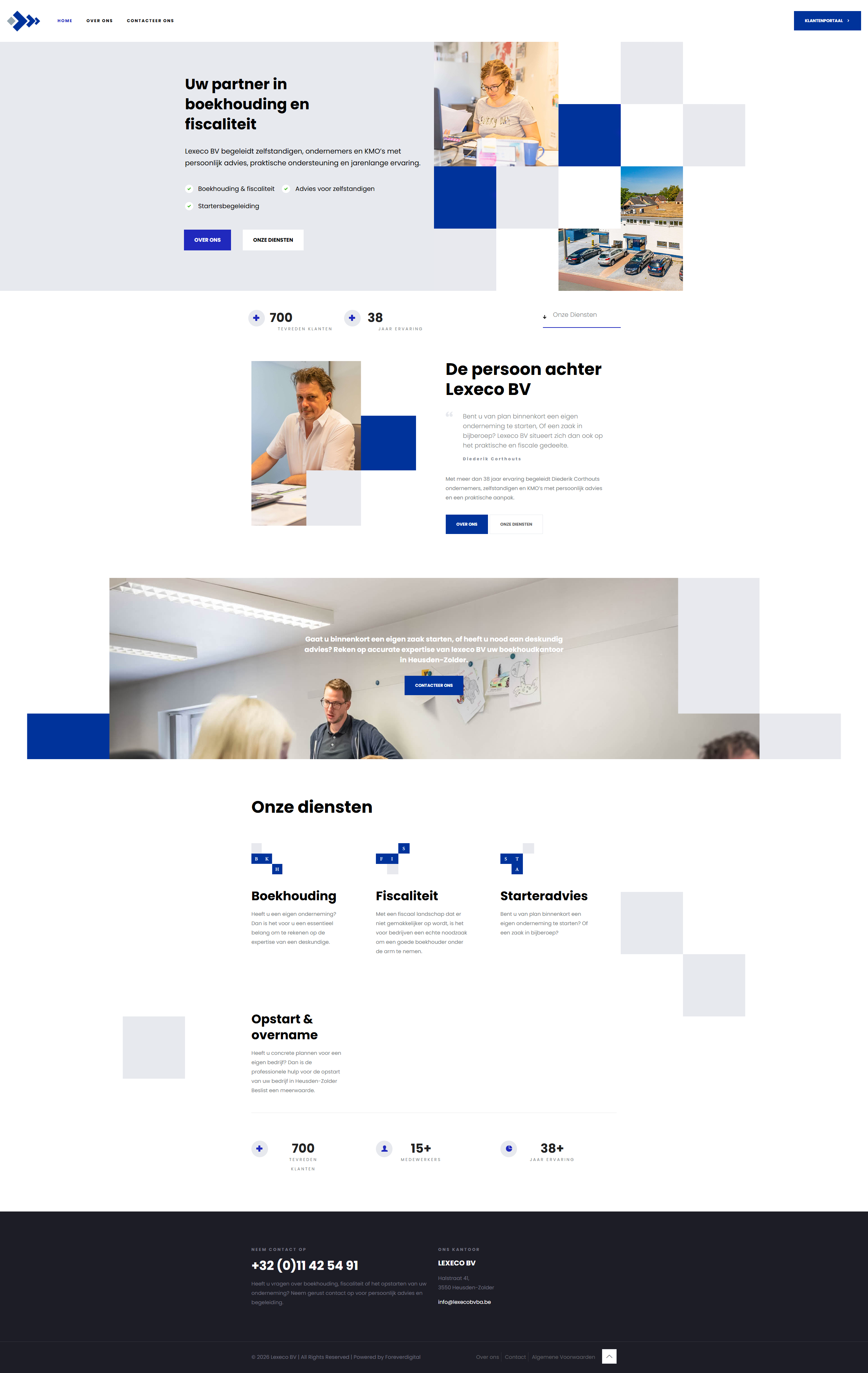 Website van Lexeco BVBA